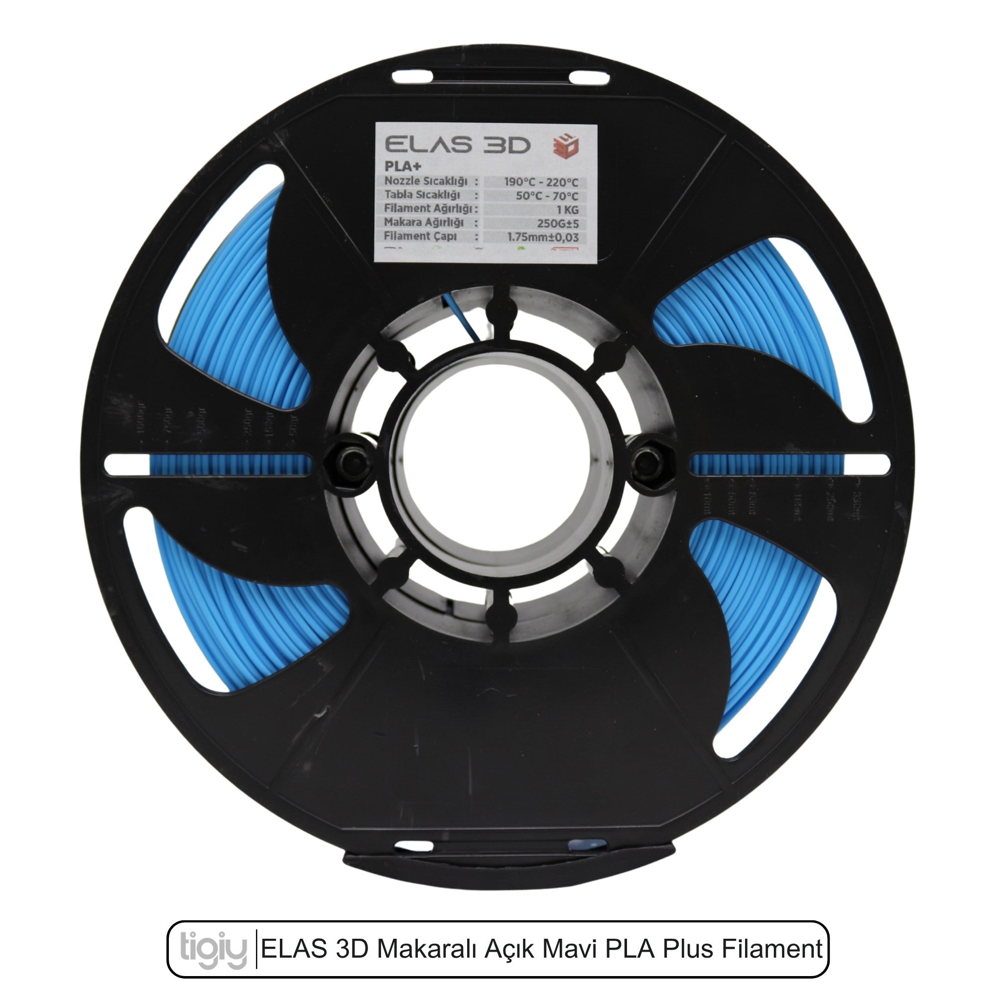Elas3D Açık Mavi PLA Plus Filament