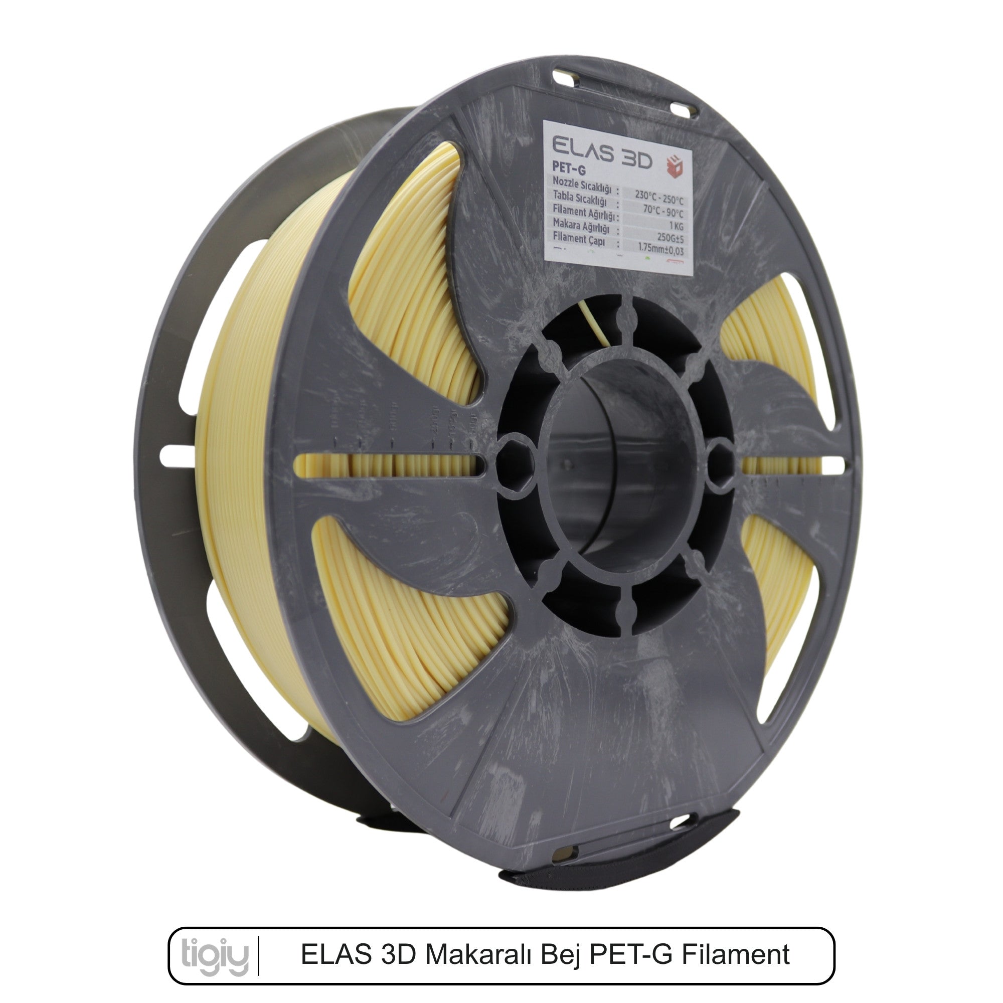 Elas3D Bej PETG Filament