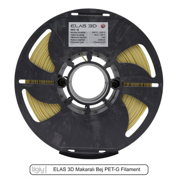 Elas3D Bej PETG Filament