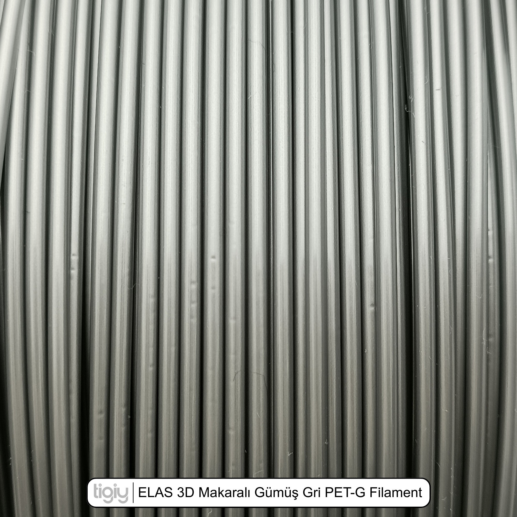 Elas3D Gümüş Gri PETG Filament