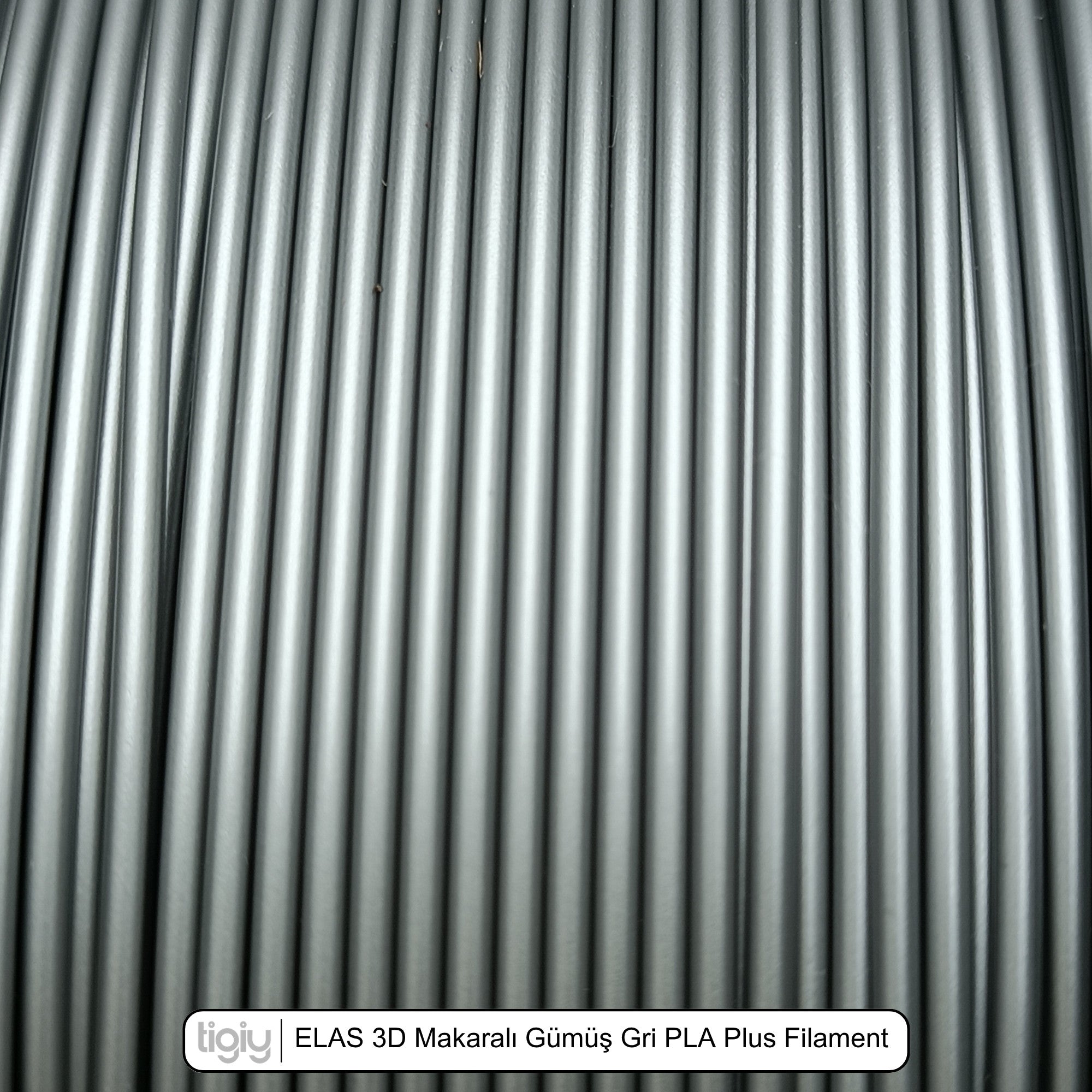Elas3D Gümüş Gri PLA Plus Filament