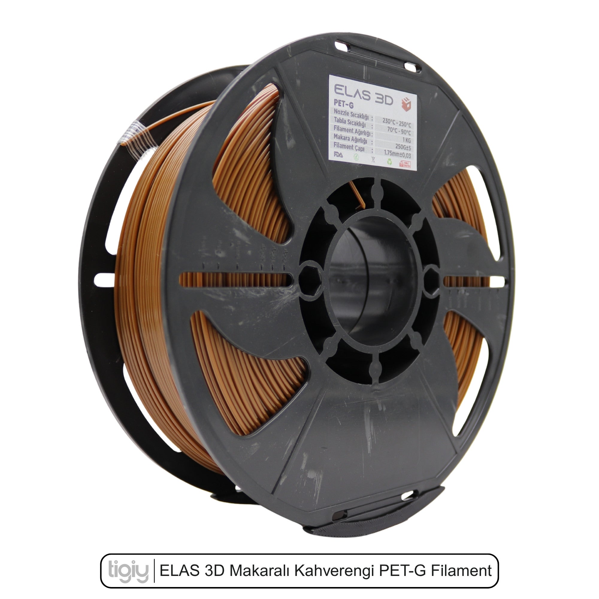 Elas3D Kahverengi PETG Filament