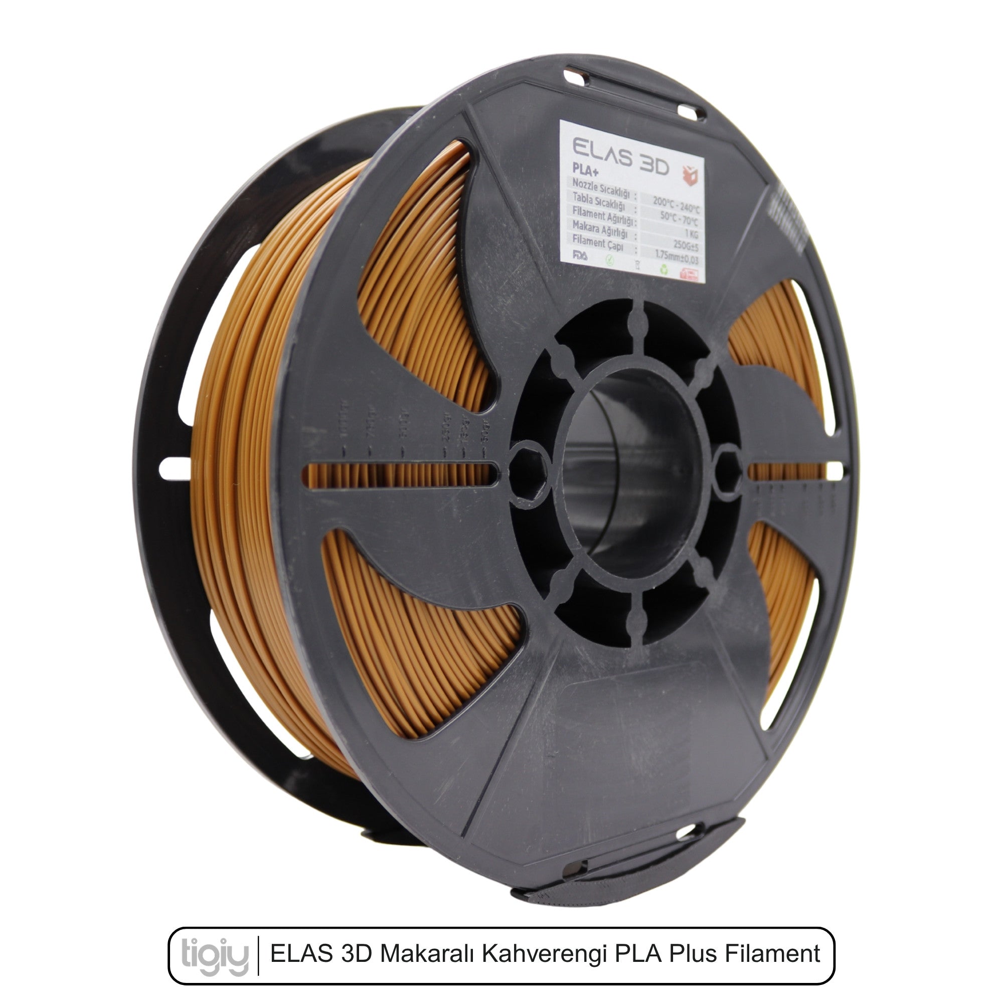 Elas3D Kahverengi PLA Plus Filament
