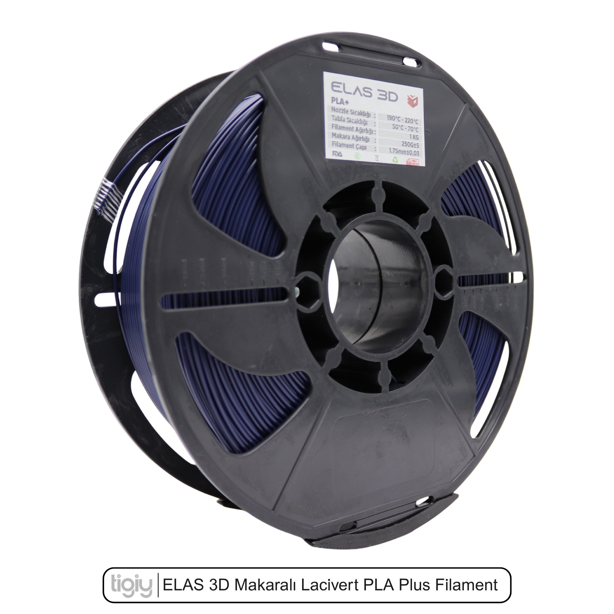 Elas3D Lacivert PLA Plus Filament