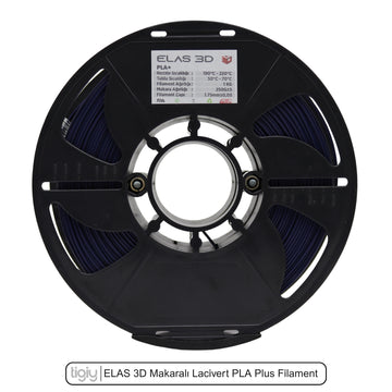 Elas3D Lacivert PLA Plus Filament