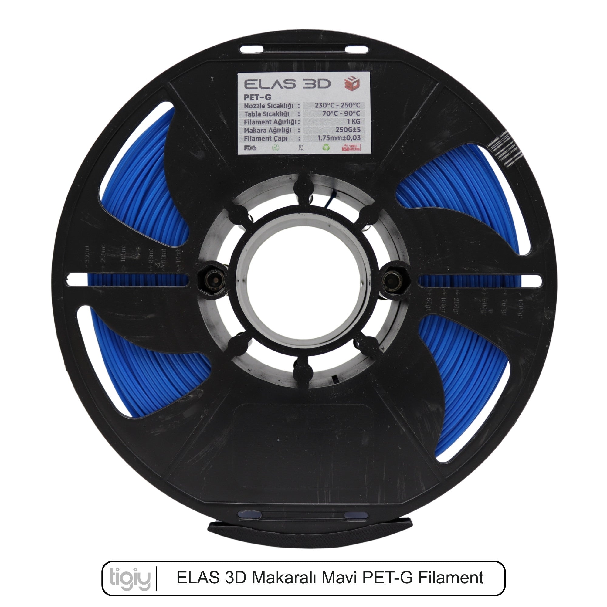 Elas3D Mavi PETG Filament