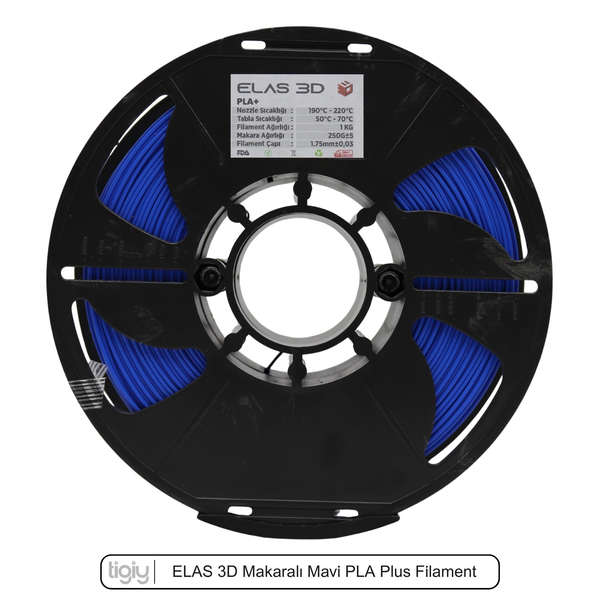 Elas3D Mavi PLA Plus Filament