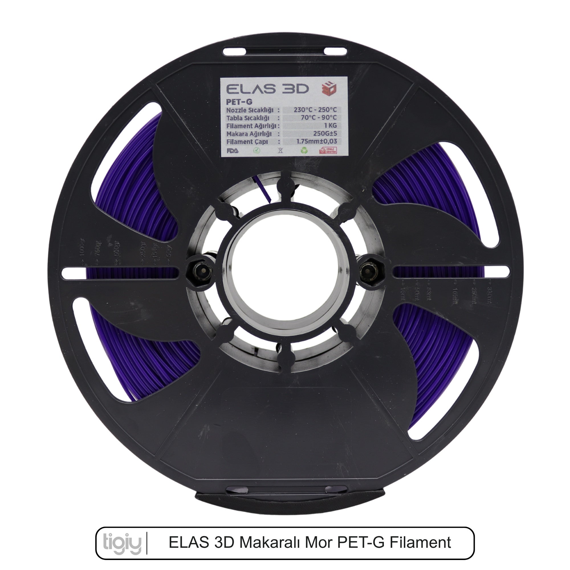 Elas3D Mor PETG Filament