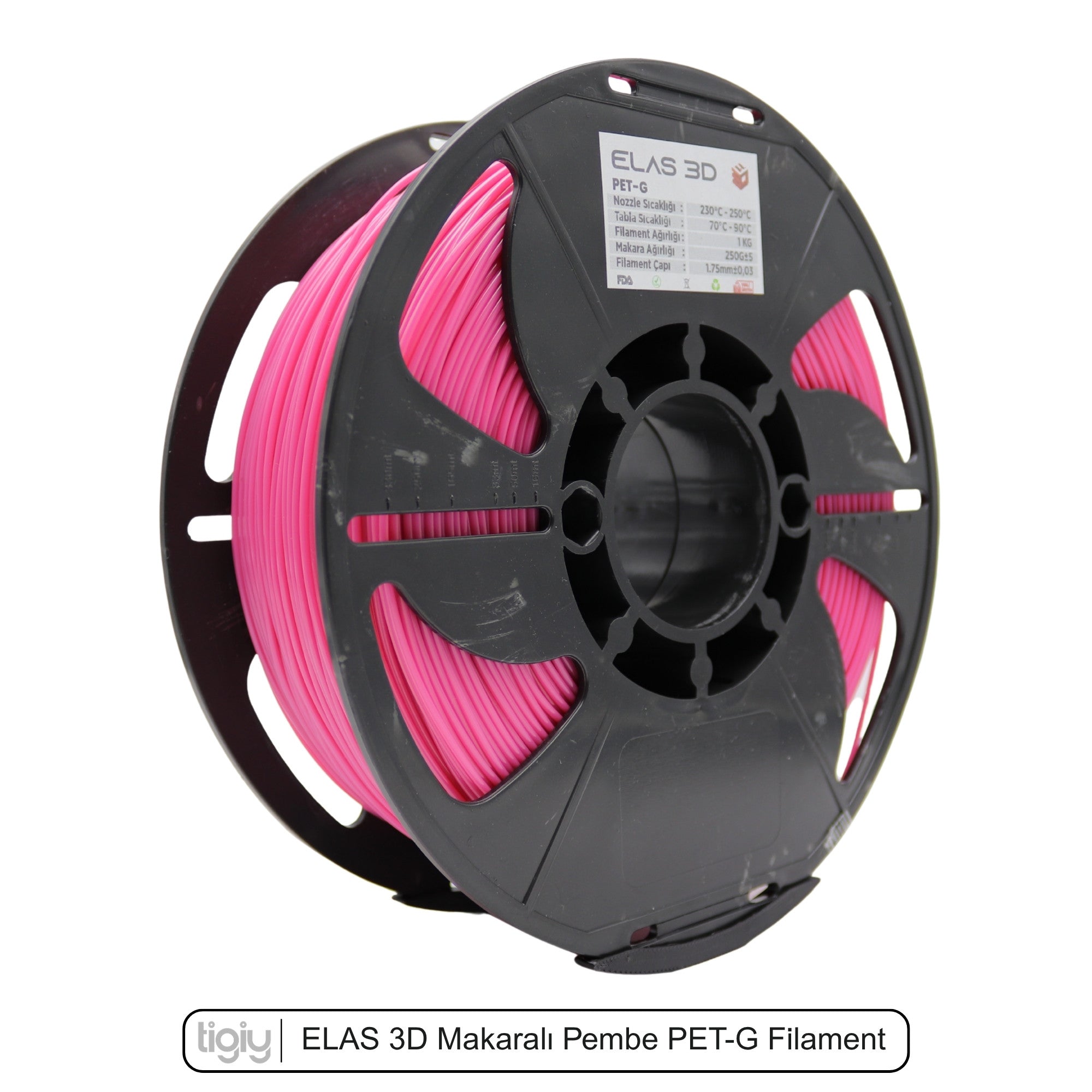 Elas3D Pembe PETG Filament