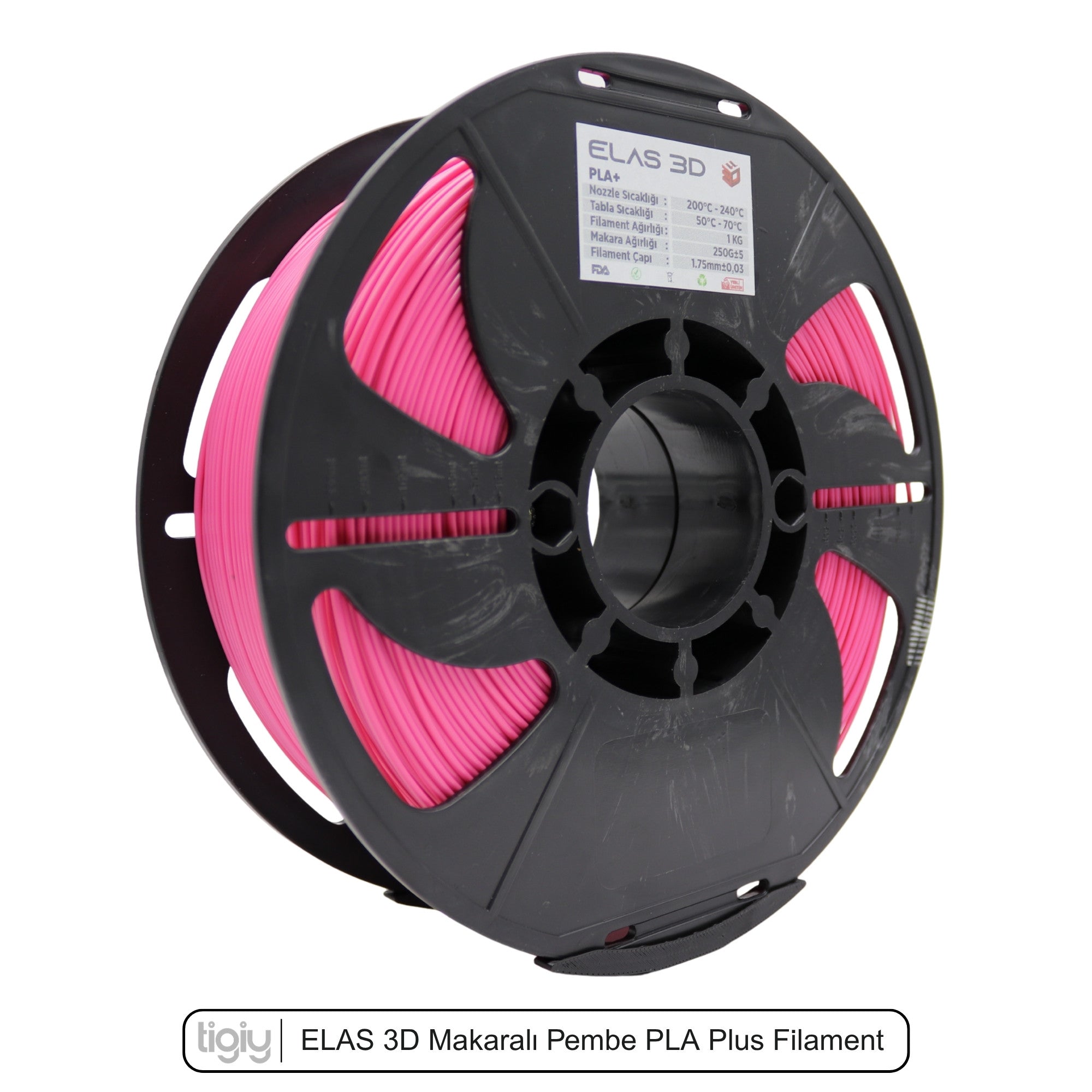 Elas3D Pembe PLA Plus Filament