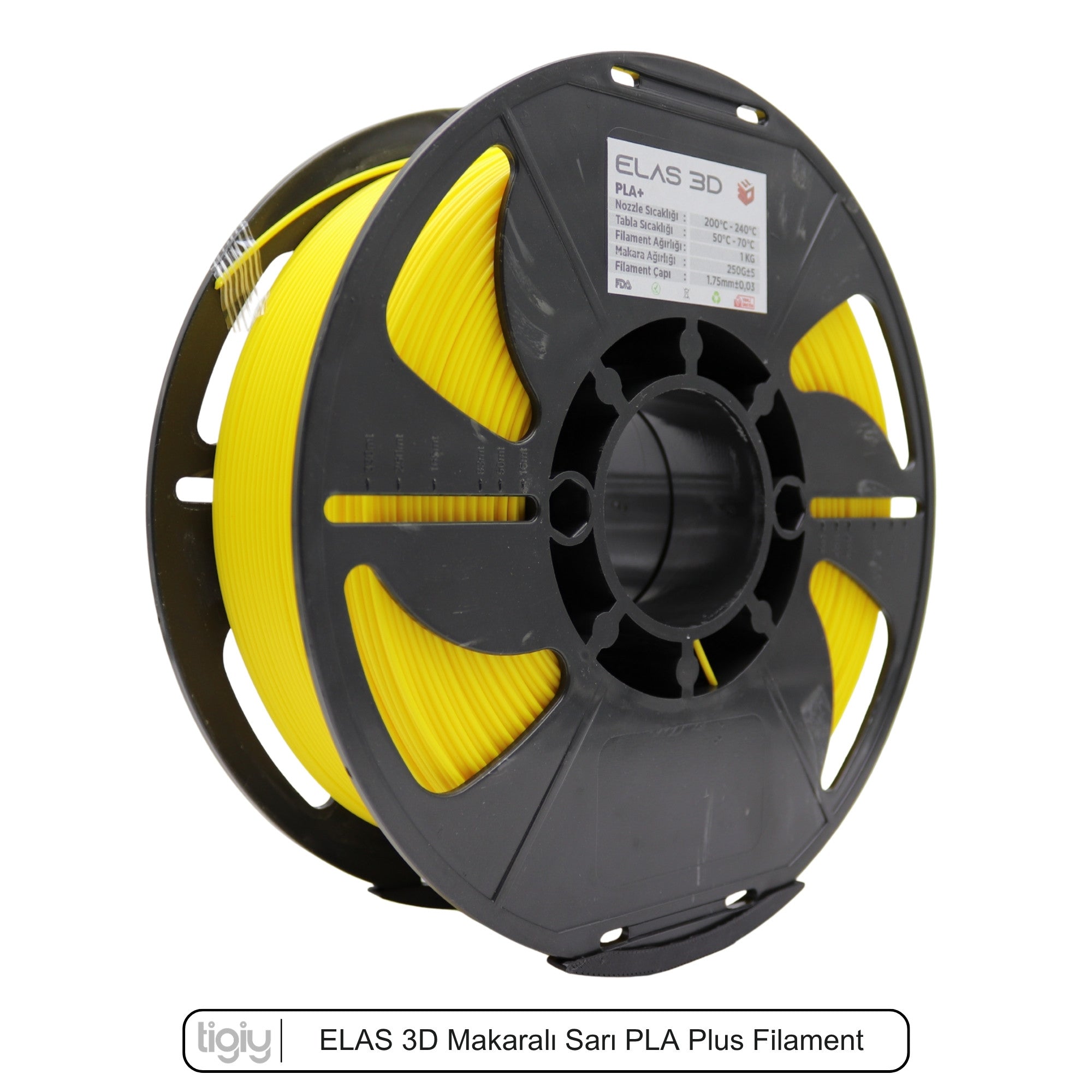 Elas3D Sarı PLA Plus Filament