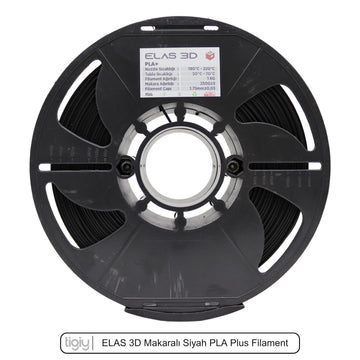 Elas3D Siyah PLA Plus Filament