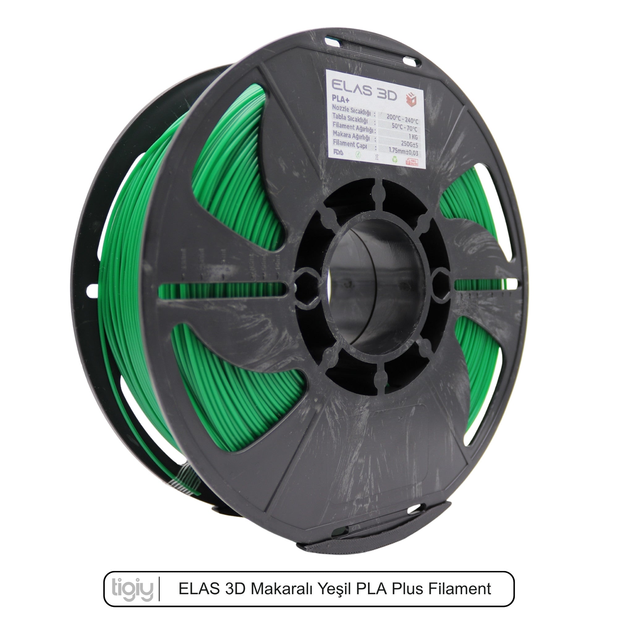 Elas3D Yeşil PLA Plus Filament