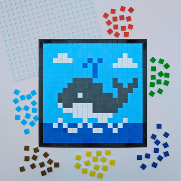 Pixel Puzzle Balina