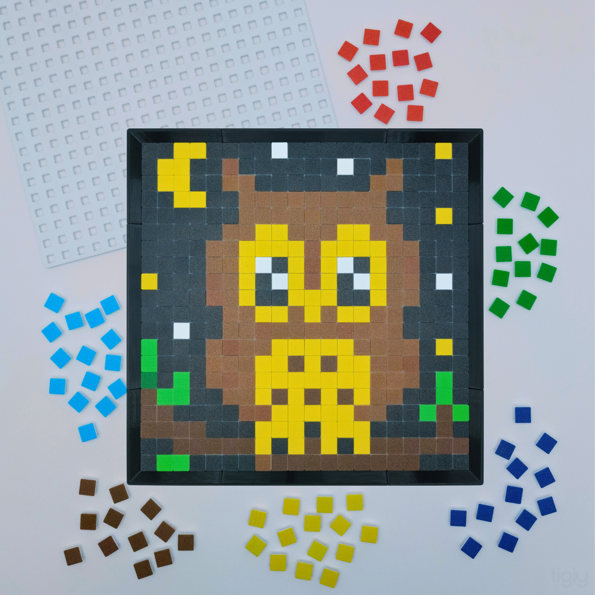 Pixel Puzzle Baykuş