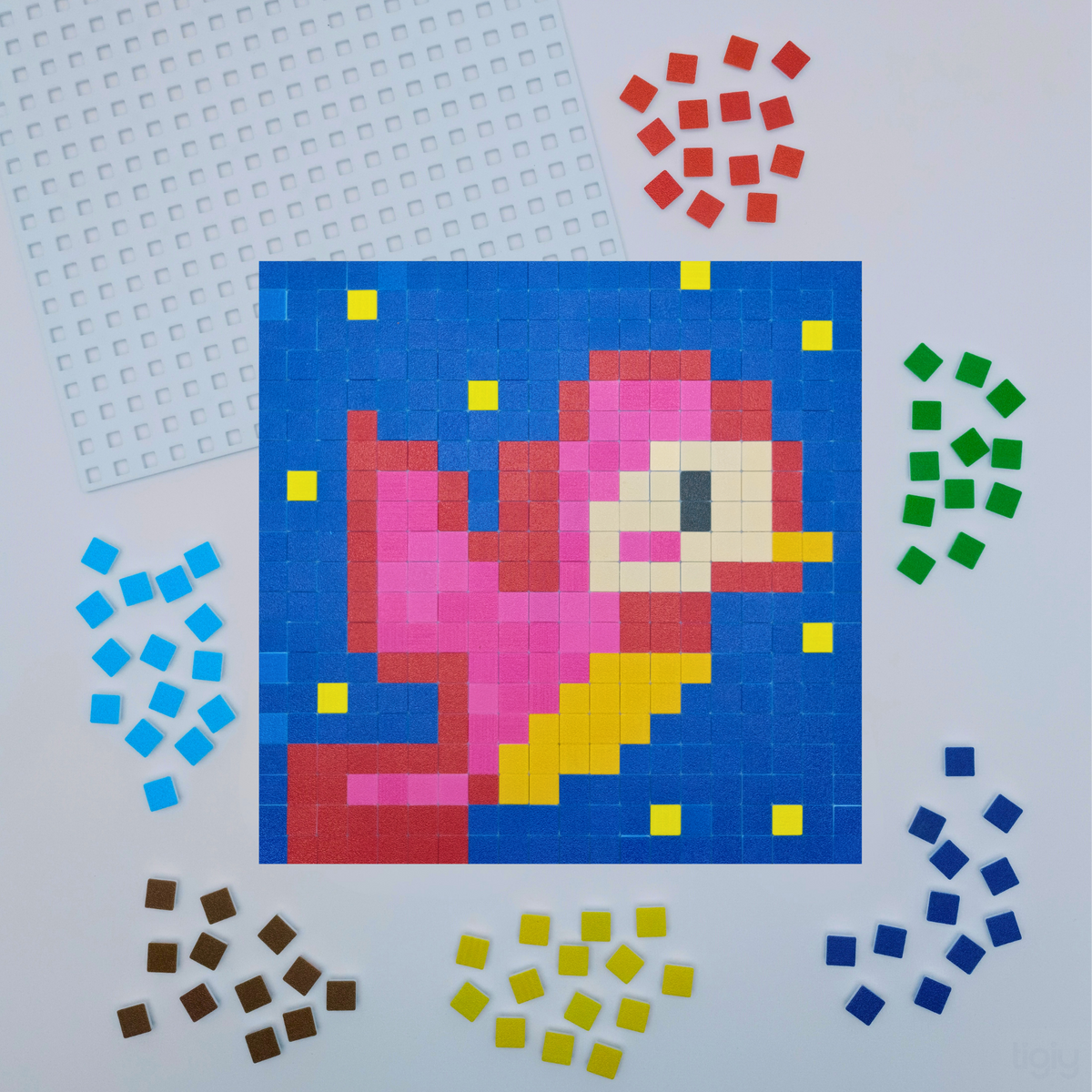 Pixel Puzzle Güvercin
