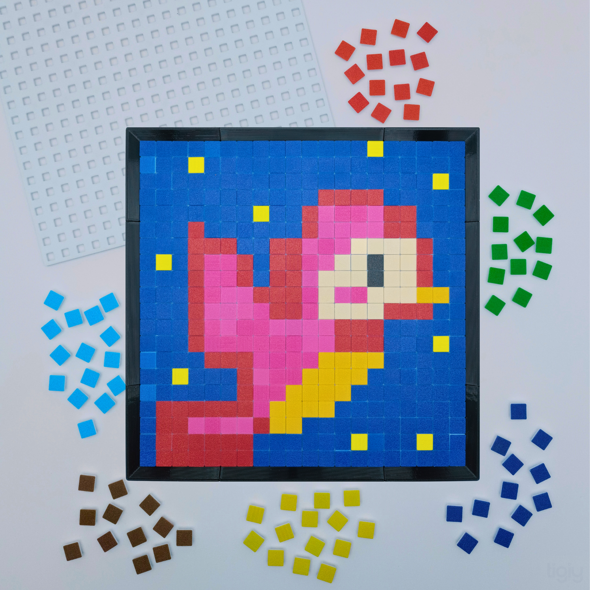 Pixel Puzzle Güvercin
