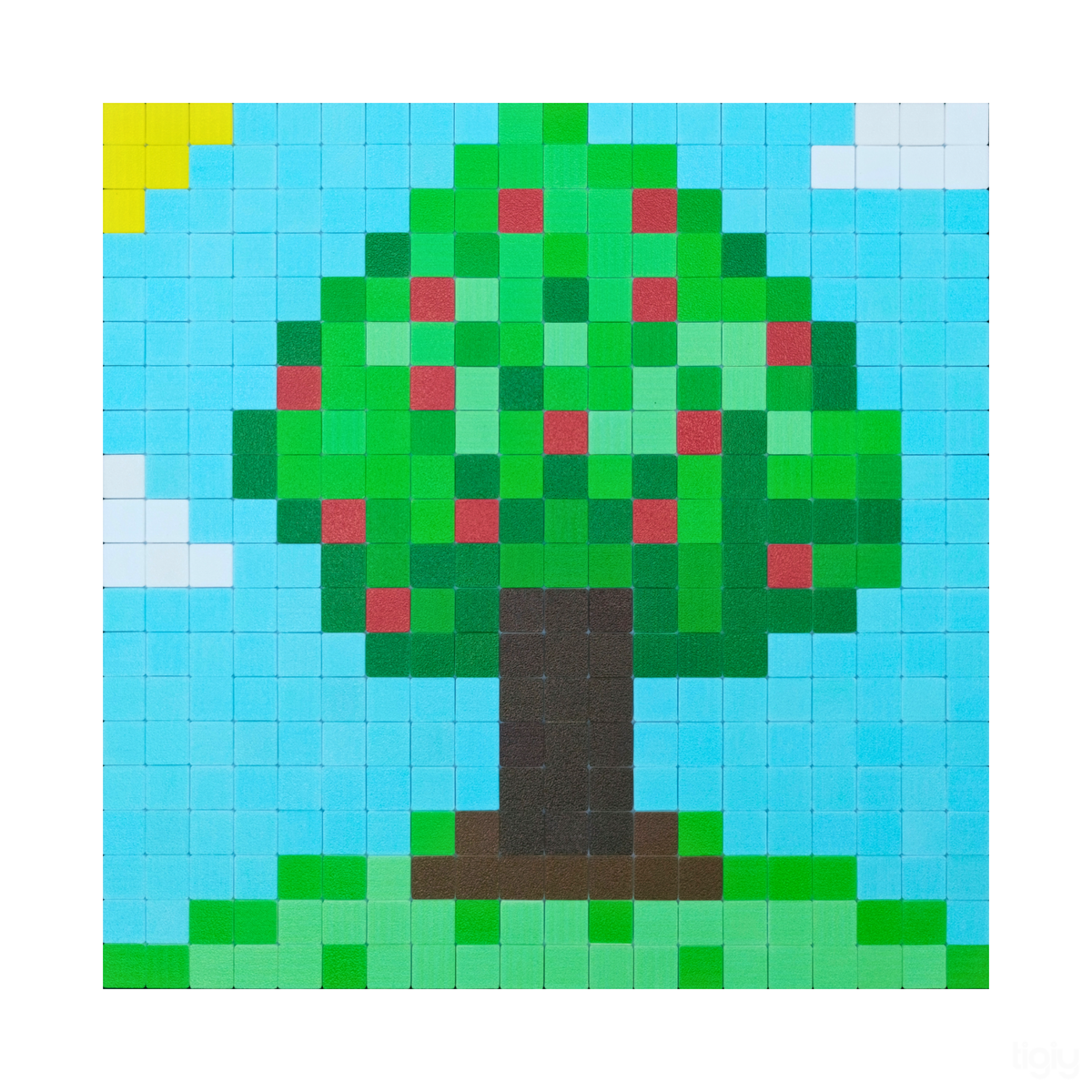 Pixel Puzzle Kiraz Ağacı