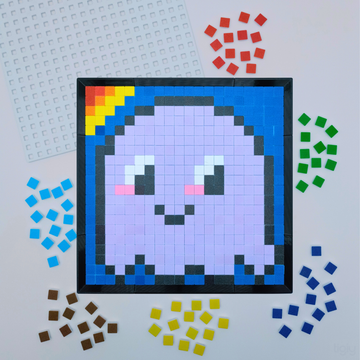 Pixel Puzzle Mor Hayalet