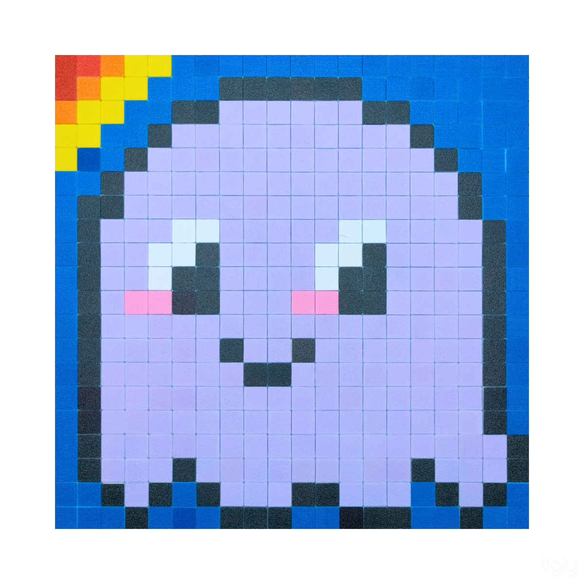 Pixel Puzzle Mor Hayalet