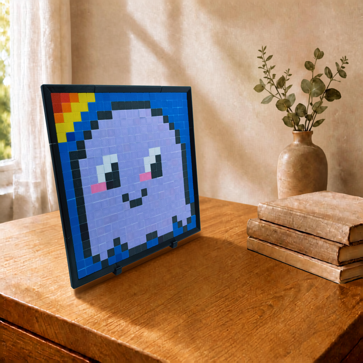Pixel Puzzle Mor Hayalet