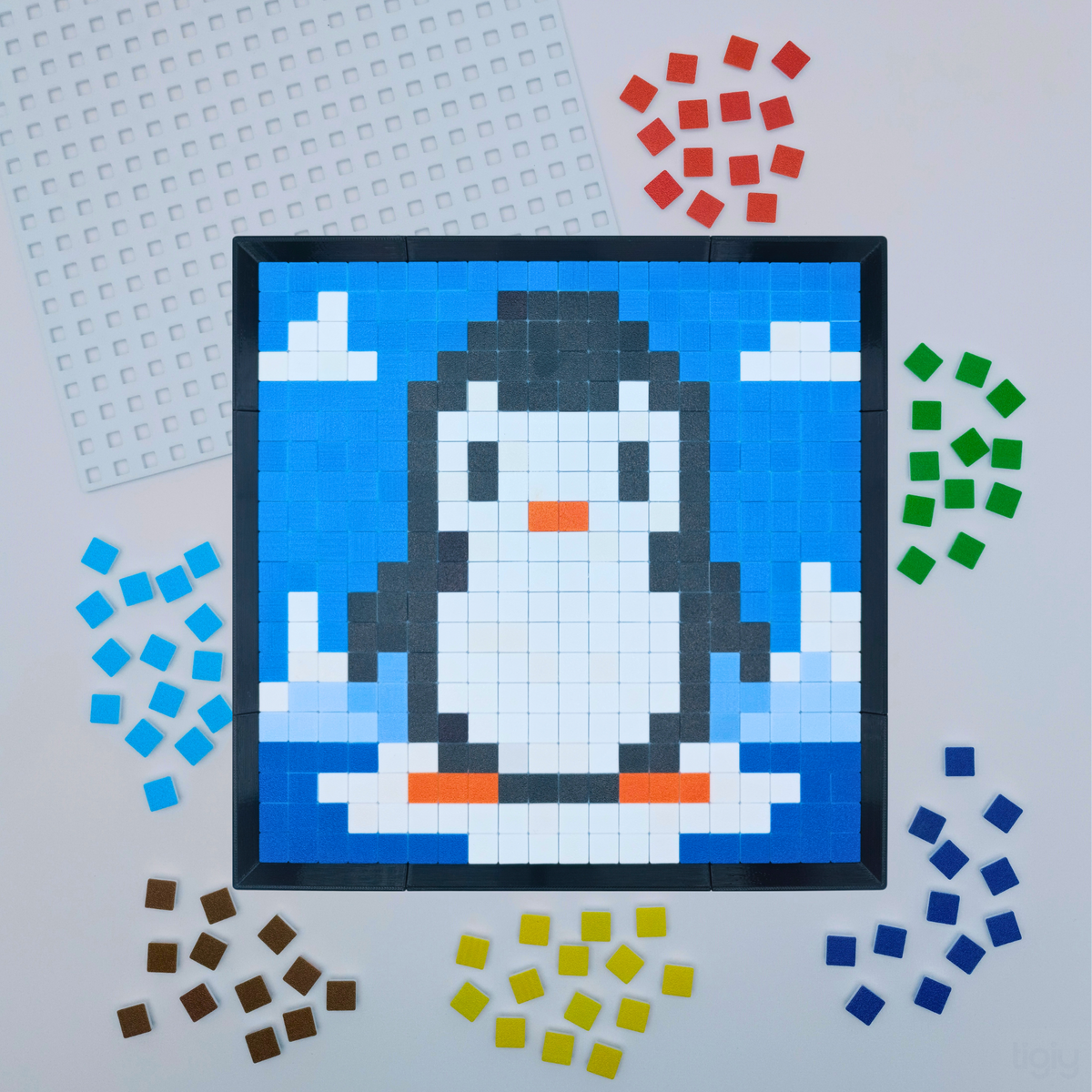 Pixel Puzzle Penguen