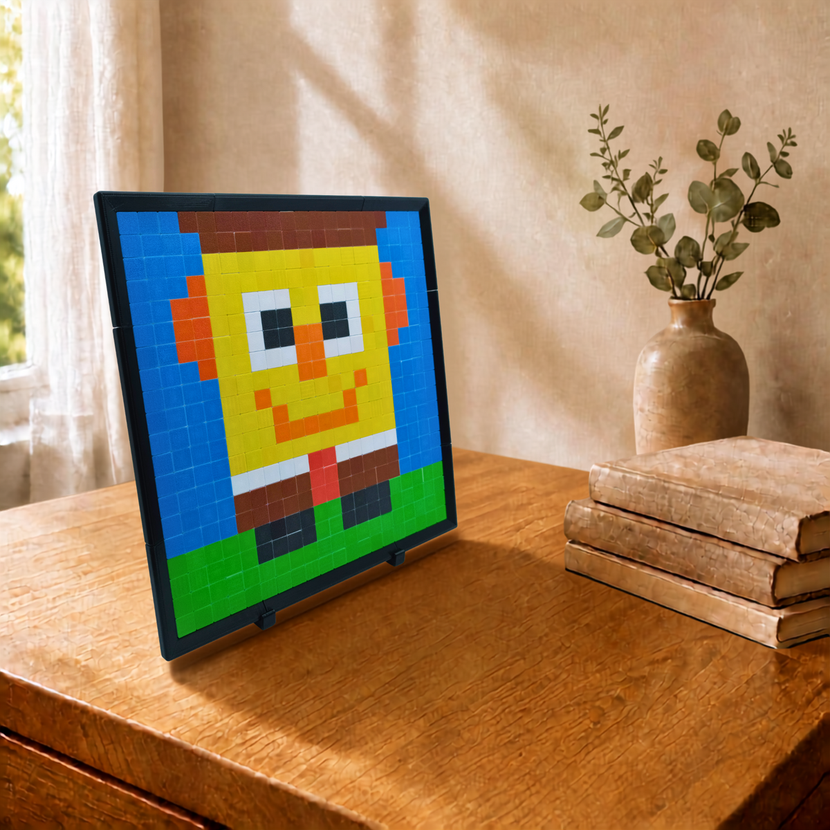 Pixel Puzzle Sarı Sünger