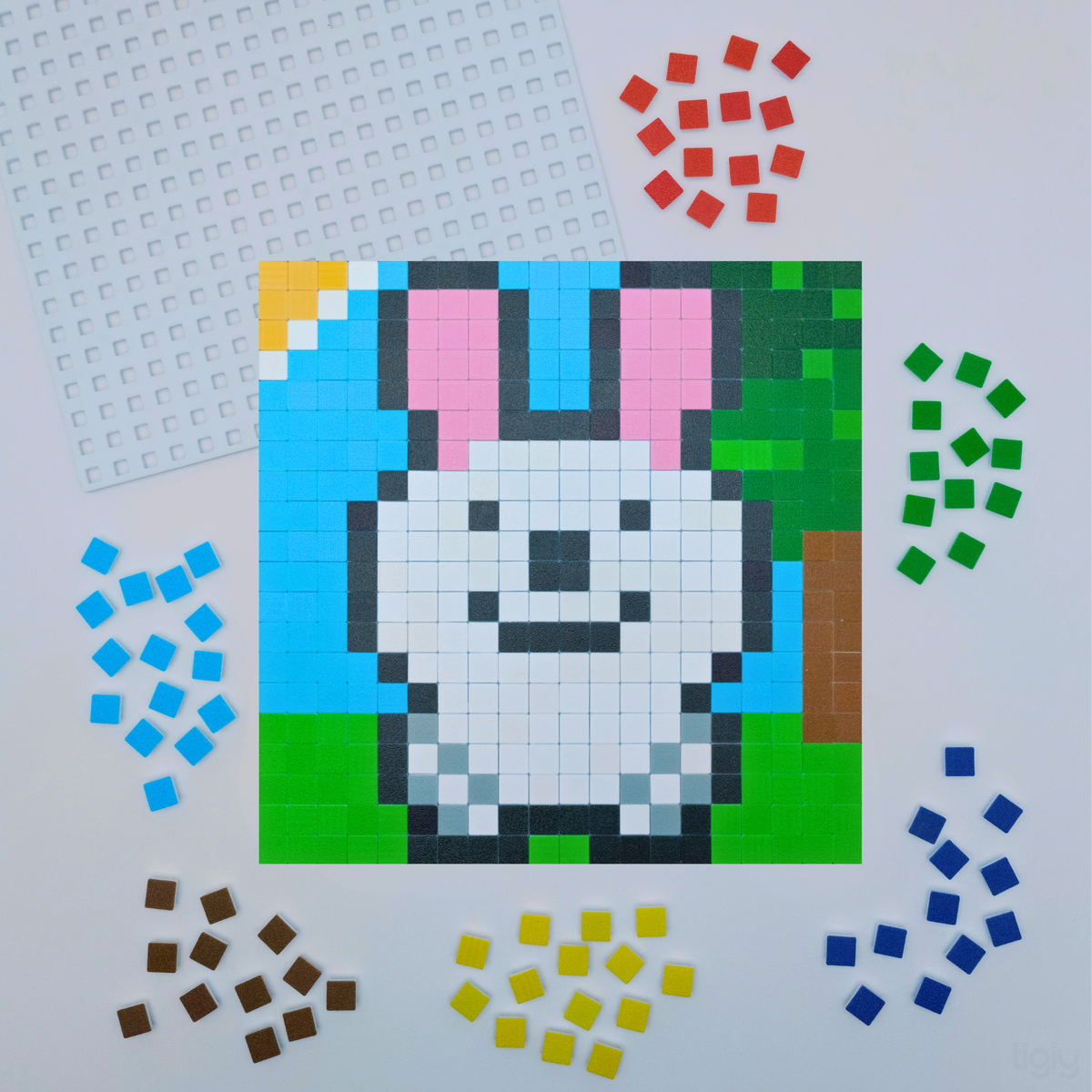 Pixel Puzzle Tavşan